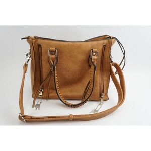 Lady Conceal Concealed Carry Bag Womens Tan Faux Leather CCW Bag Excellent
